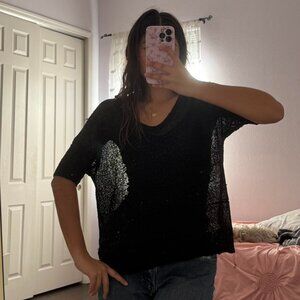 Women's Black Blouse